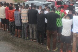 52 suspected internet fraudsters busted in Delta, exotic cars recovered