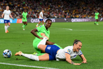 Brave Super Falcons bow to England's Lionesses on penalties
