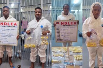 Fake Indian-bound couple excretes 184 wraps of cocaine at Lagos Airport