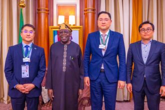 What transpired when Tinubu met Samsung CEO in Saudi Arabia