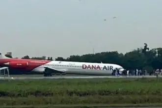 FG suspends Dana Air after its plane overshot runway at Lagos Airport