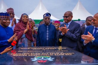 What transpired when Tinubu inaugurated Wuye bridge interchange